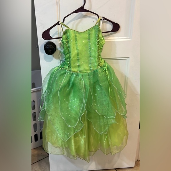 CUSTOM Tinker-bell Ball gown - Picture 3 of 5